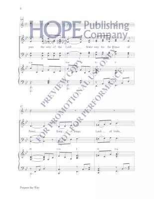 Prepare the Way - Raney - Choral Octavo - SATB Accompanied