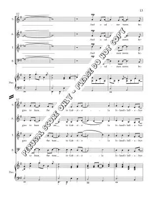 Gabriola Island Lullaby (Longer Version) - Belina/Farrell - Choral Octavo - SATB