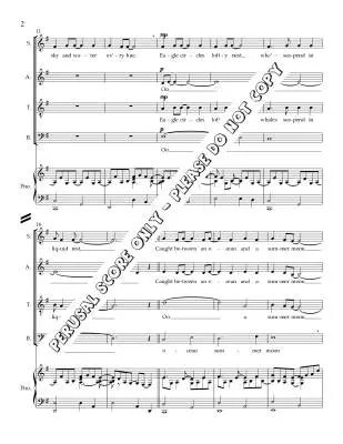 Gabriola Island Lullaby (Longer Version) - Belina/Farrell - Choral Octavo - SATB