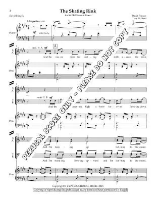 Skating Rink - Francey/Sirett - Choral Octavo - SATB Accompanied