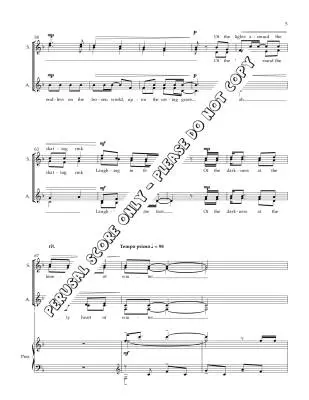 Skating Rink - Francey/Sirett - Choral Octavo - SSAA Accompanied