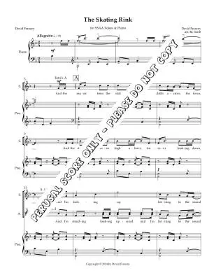 Skating Rink - Francey/Sirett - Choral Octavo - SSAA Accompanied