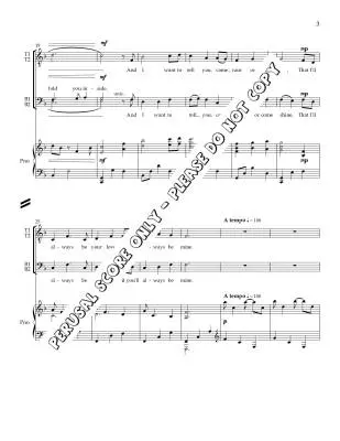 Come Rain or Come Shine - Francey/Sirett - Choral Octavo - TTBB Accompanied