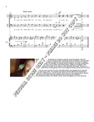 Come Rain or Come Shine - Francey/Sirett - Choral Octavo - TTBB Accompanied
