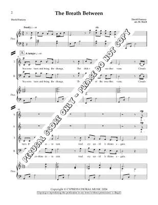 Breath Between - Francey/Sirett - Choral Octavo - SATB Accompanied