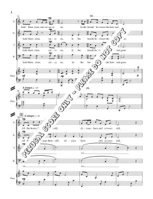 Breath Between - Francey/Sirett - Choral Octavo - SATB Accompanied