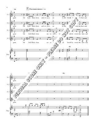 Breath Between - Francey/Sirett - Choral Octavo - SSAA Accompanied