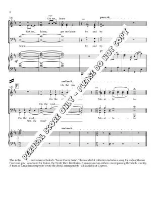 On the Roads of Manitoba - Belina/Nickel - Choral Octavo - SATB Accompanied