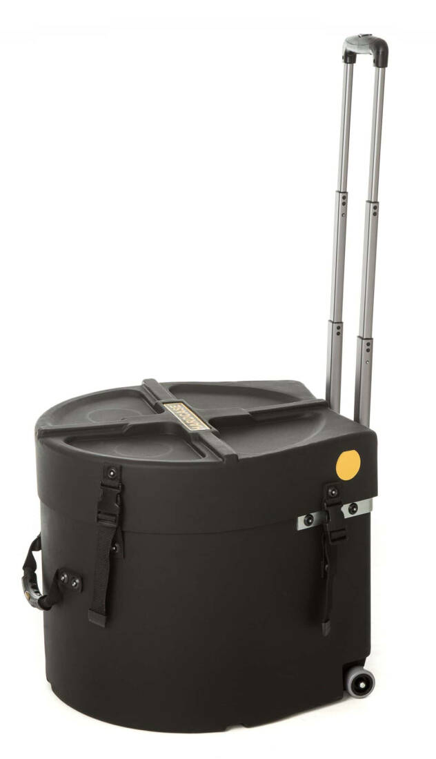 Military Snare Drum Case with Wheels and Handle