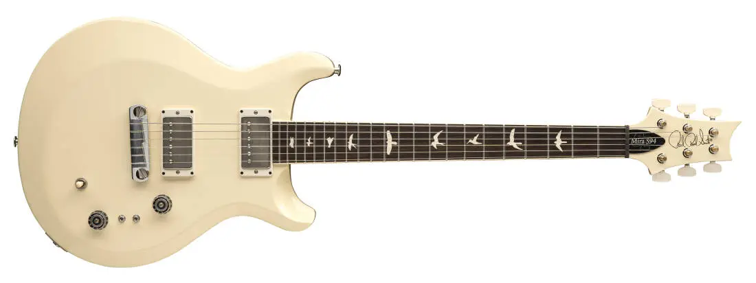 S2 Mira 594 Electric Guitar with Gigbag - Antique White
