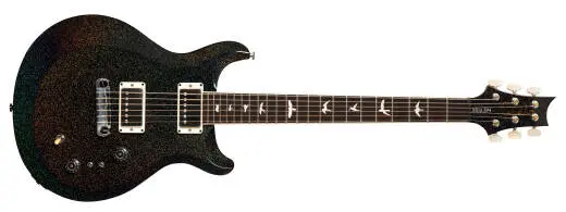S2 Mira 594 Electric Guitar with Gigbag - Black Rainbow Holoflake