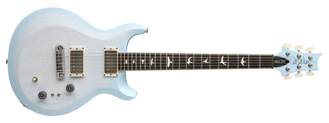 S2 Mira 594 Satin Electric Guitar with Gigbag - Cloud Burst