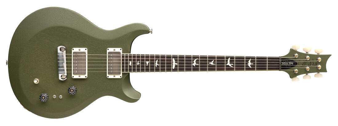 S2 Mira 594 Satin Electric Guitar with Gigbag - Matcha Green