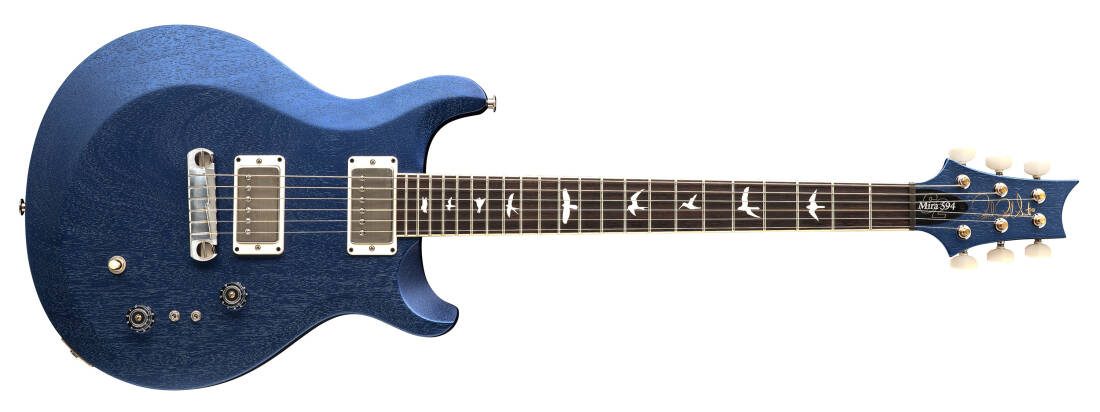 S2 Mira 594 Satin Electric Guitar with Gigbag - Metallic Midnight