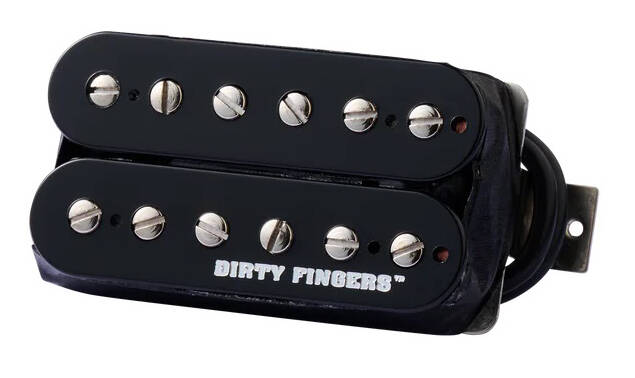 Dirty Fingers Quick Connect Neck Pickup - Double Black