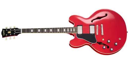 Epiphone - 1962 ES-335 Reissue Electric Guitar with Hardshell Case - Sixties Cherry (Left Handed)