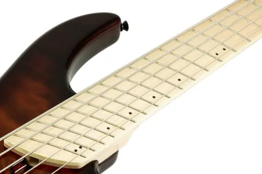 Combustion 5-String Electric Bass with Quilted Maple Top - Vintageburst