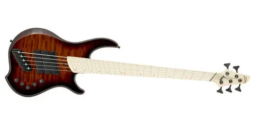 Dingwall Guitars - Combustion 5-String Electric Bass with Quilted Maple Top - Vintageburst
