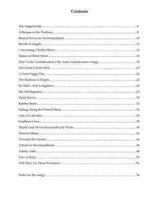 Come Big Ones and Small Ones: Songs of Newfoundland and Labrador Vol. 5 - West - Piano/Vocal/Guitar - Book