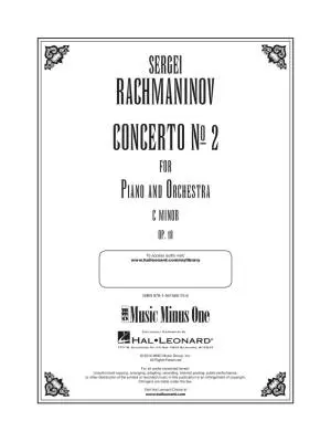 Concerto No. 2 in C Minor, Op. 18 - Rachmaninoff - Piano - Book/Audio Online