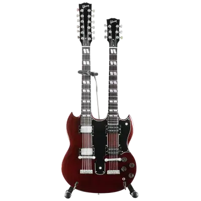 Gibson - SG EDS-1275 Doubleneck Cherry 1:4 Scale Mini Guitar Model