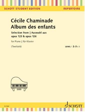 Album Des Enfants: Selection from Opus 123 & Opus 126 - Chaminade/Twelsiek - Piano - Book