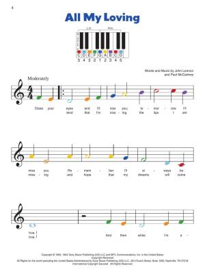 Piano-by-Color: the Beatles - Piano - Book