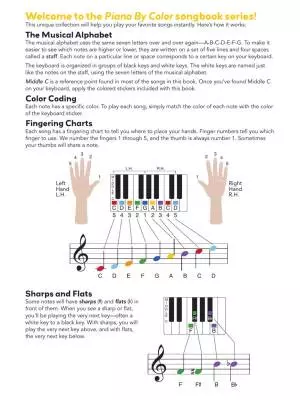 Piano-by-Color: the Beatles - Piano - Book