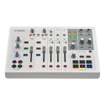 Yamaha AG08 Live Streaming Mixer - White | Long & McQuade