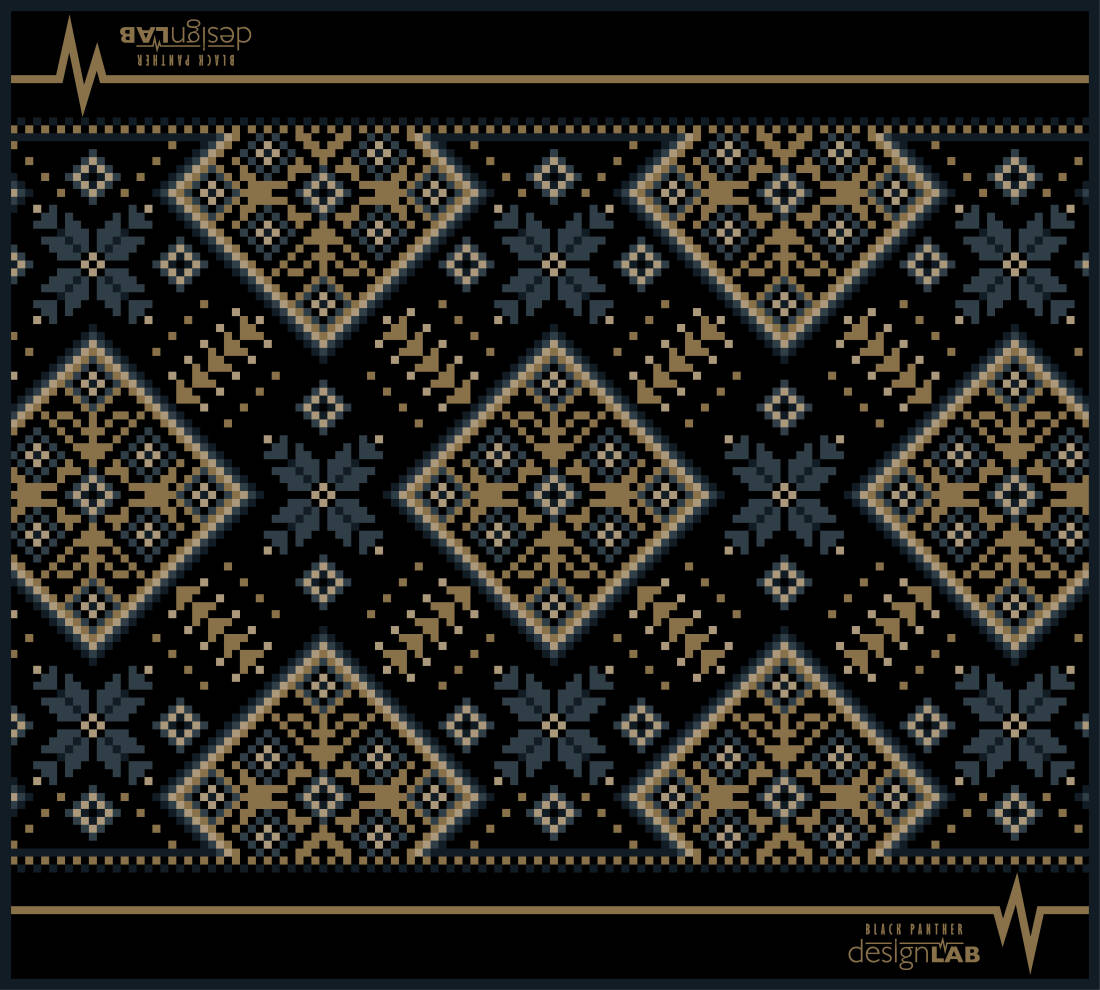 Professional Drum Rug - Graphite Pixel