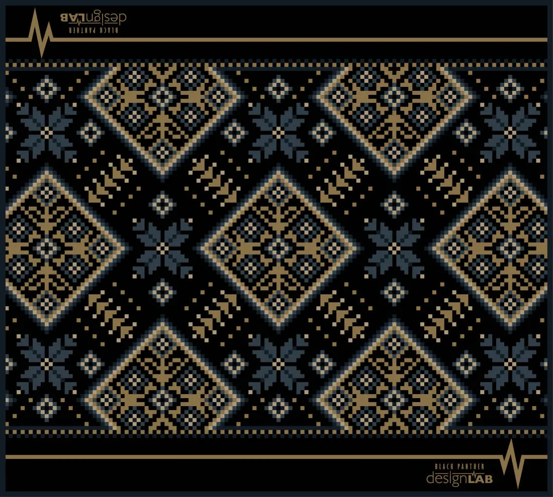 Professional Drum Rug - Graphite Pixel