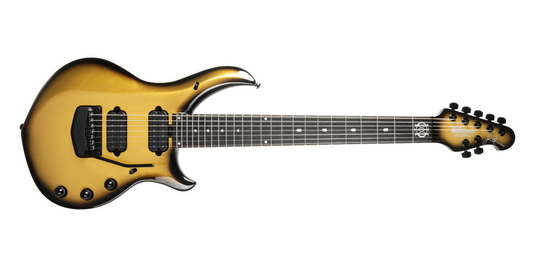 Majesty 7-String Electric Guitar with Case - Gold Eclipse