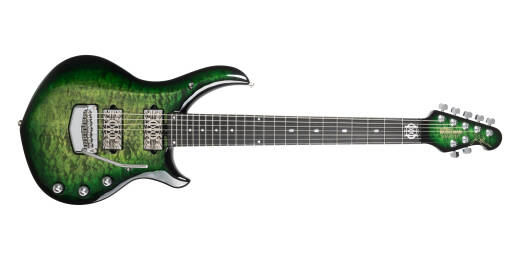 Ernie Ball Music Man - BFR Majesty 7-String Electric Guitar with Case - Malachite