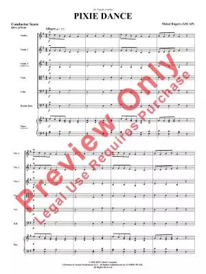Pixie Dance - Rogers - String Orchestra - Gr. 2