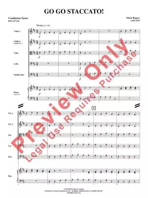 Go Go Staccato! - Rogers - String Orchestra - Gr. 1