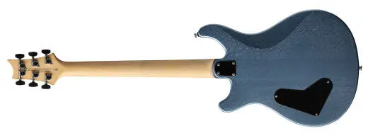 SE CE 24 Standard Satin Stoptail Electric Guitar with Gigbag - Ice Blue Metallic