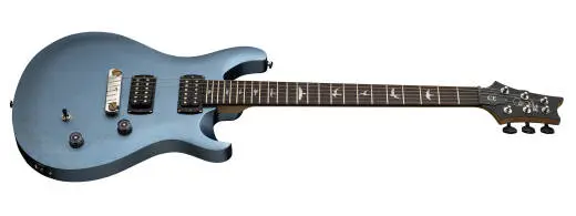 SE CE 24 Standard Satin Stoptail Electric Guitar with Gigbag - Ice Blue Metallic
