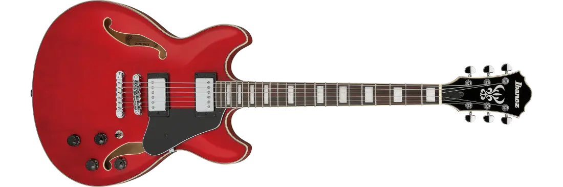 AS Artcore 6-String Hollow Body Electric Guitar - Transparent Cherry Red
