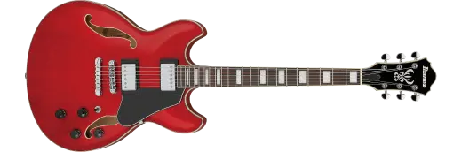Ibanez - AS Artcore 6-String Hollow Body Electric Guitar - Transparent Cherry Red