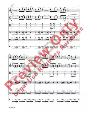Bolero for Strings - Ravel/Law - String Orchestra - Gr. 4.5