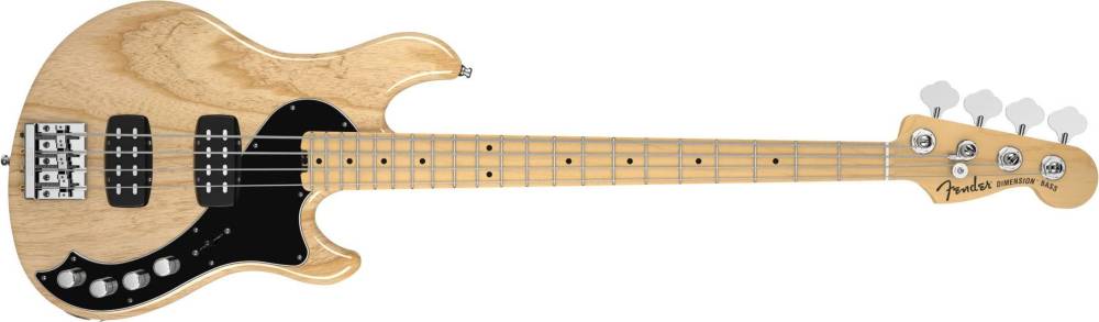 Fender Fender American Deluxe Dimension Bass IV HH, Maple