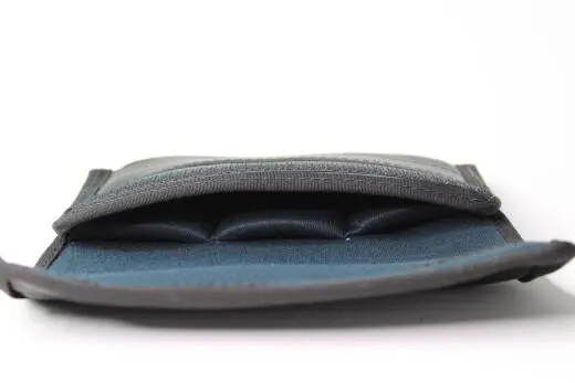 Leather Double Mouthpiece Pouch for Tuba/Trombone - Black