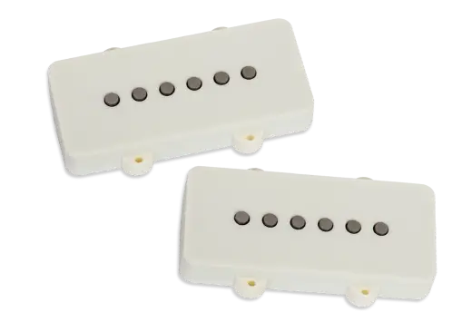 Vintage Jazzmaster Silencer Pickup Set - Parchment Cover