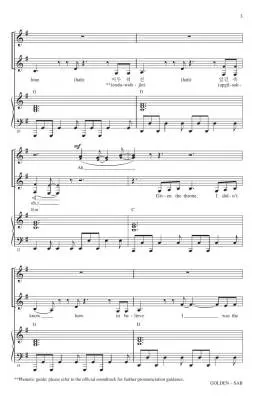 Golden (from KPop Demon Hunters) - Emerson - Choral Octavo - SAB Accompanied