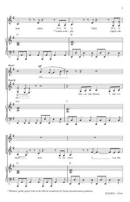 Golden (from KPop Demon Hunters) - Emerson - Choral Octavo - 2-Pt Accompanied