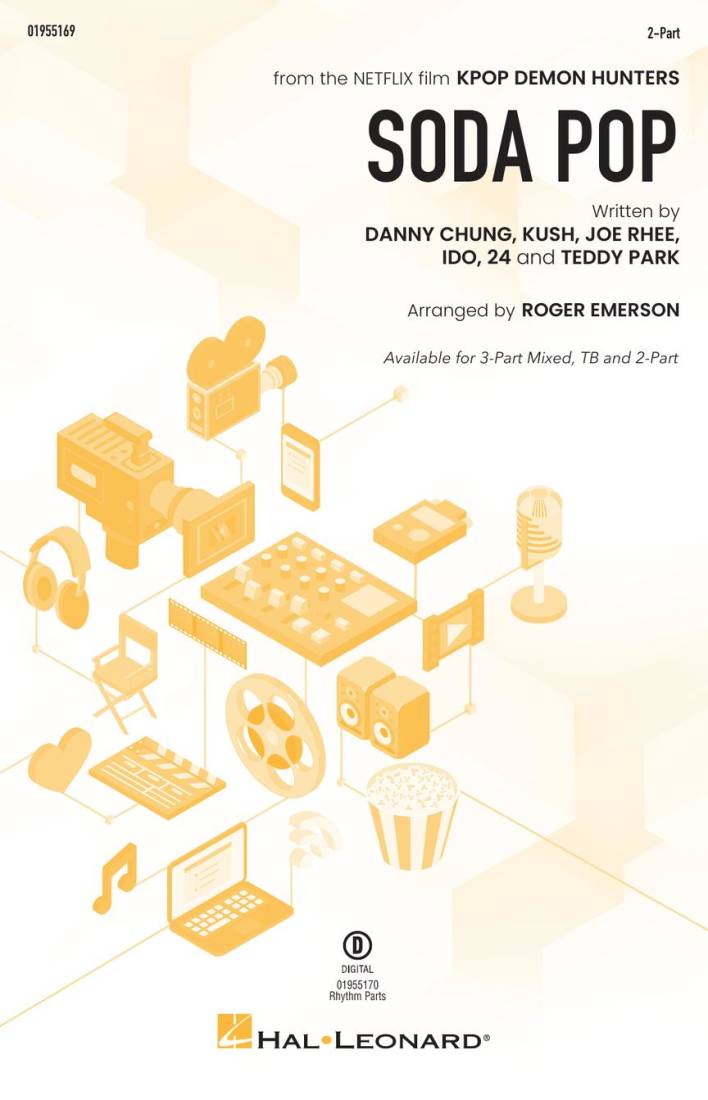 Soda Pop (from KPop Demon Hunters) - Emerson - Choral Octavo - 2-Pt Accompanied