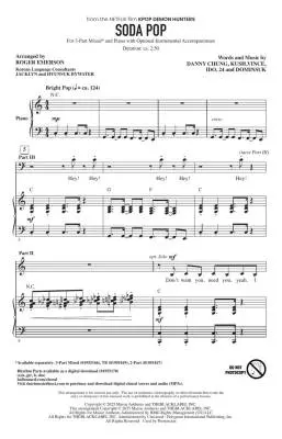 Soda Pop (from KPop Demon Hunters) - Emerson - Choral Octavo - 3-Pt Accompanied
