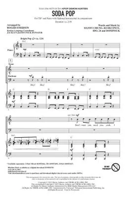 Soda Pop (from KPop Demon Hunters) - Emerson - Choral Octavo - TB Accompanied