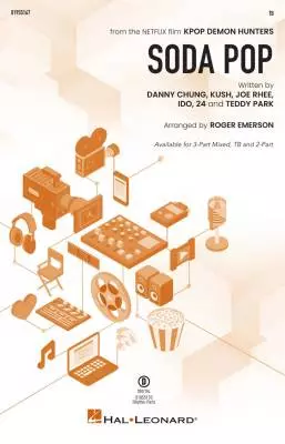Hal Leonard - Soda Pop (from KPop Demon Hunters) - Emerson - Choral Octavo - TB Accompanied
