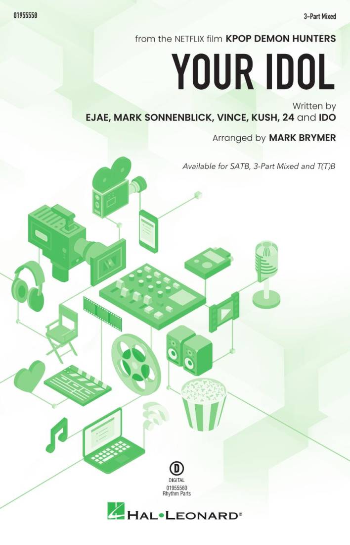 Your Idol (from KPop Demon Hunters) - Brymer - Choral Octavo - 3-Pt Mixed Accompanied